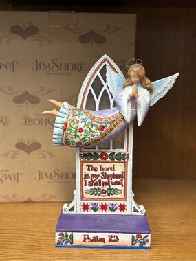 Jim Shore Blue Collector Display Base